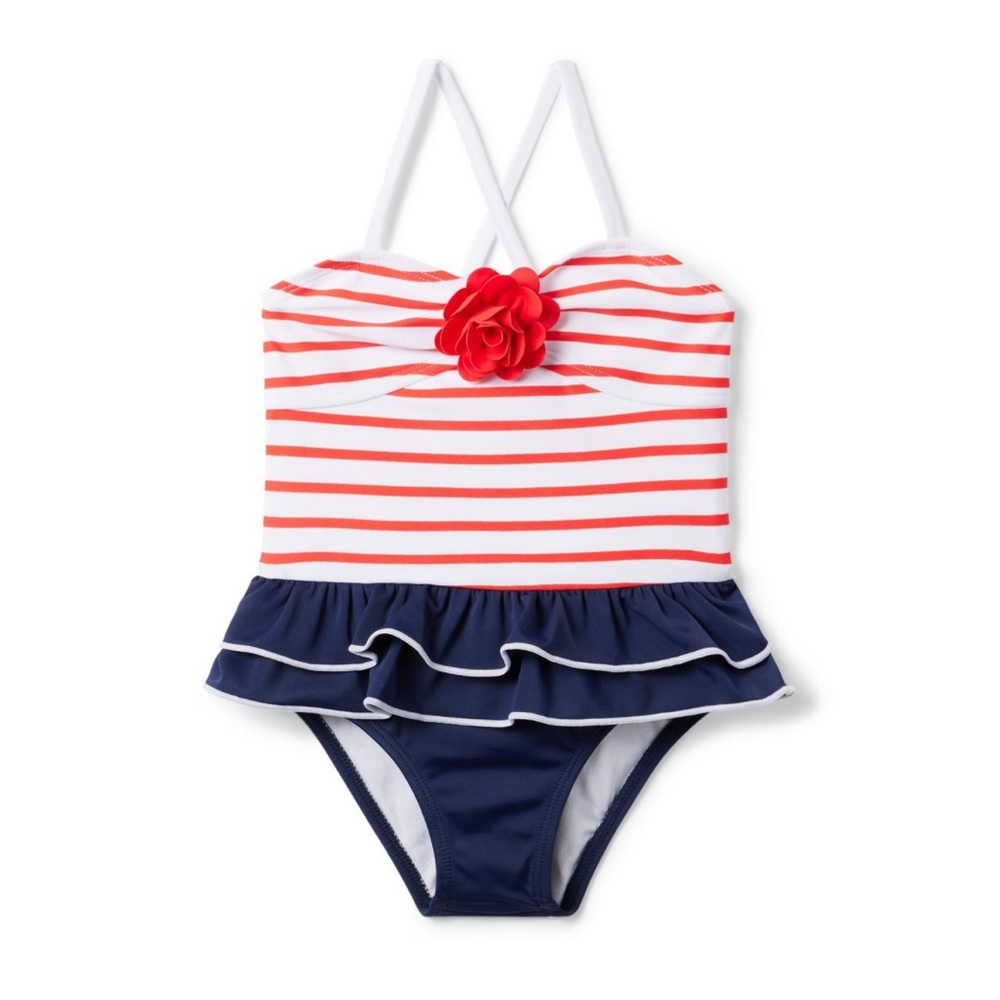 Janie & Jack Americana Swim Size 10 NWT